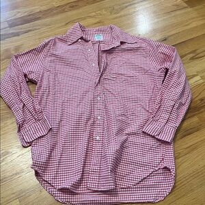 Brooks Brothers Pink and White Gingham Shirt